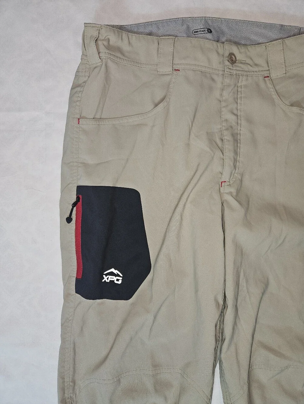 Cabelas Mens L 34 Outdoor Hiking Fishing Tan XPG Cool Phase Pants British Khaki